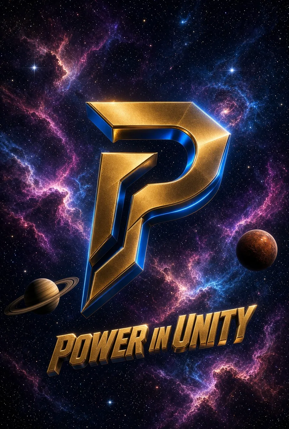 Power in Unity cosmic emblem